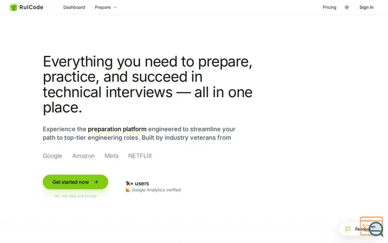 Screenshot of rulcode.com