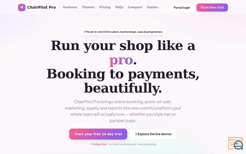 Screenshot of ChairPilot Pro