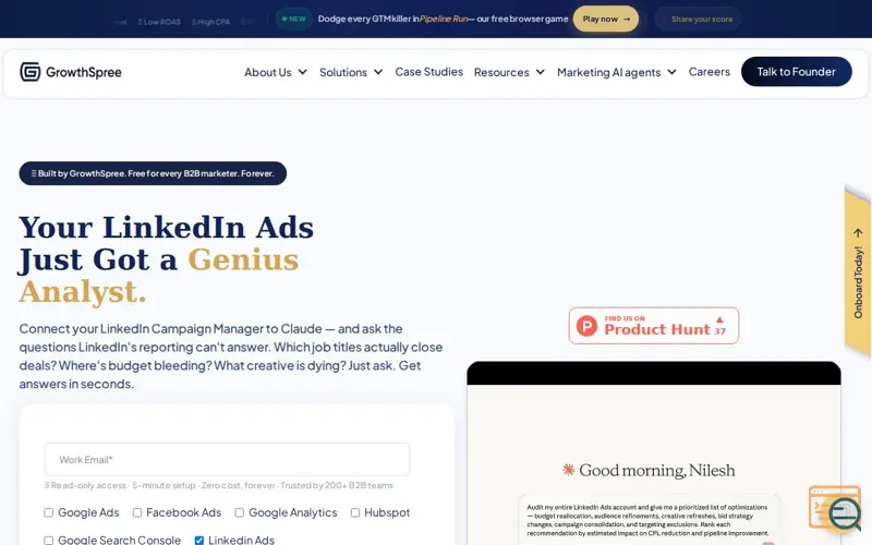 Screenshot of LinkedIn Ads AI Mcp