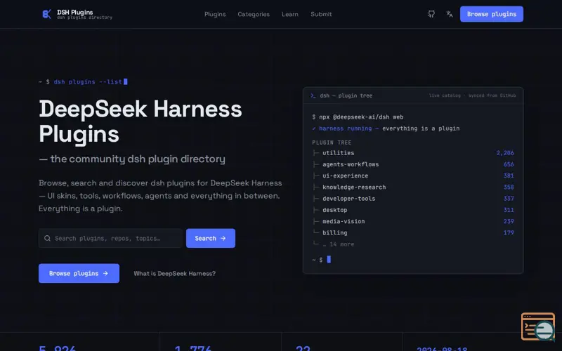 Screenshot of DSH Plugins