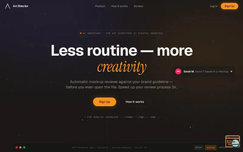 Screenshot of ArtDirector