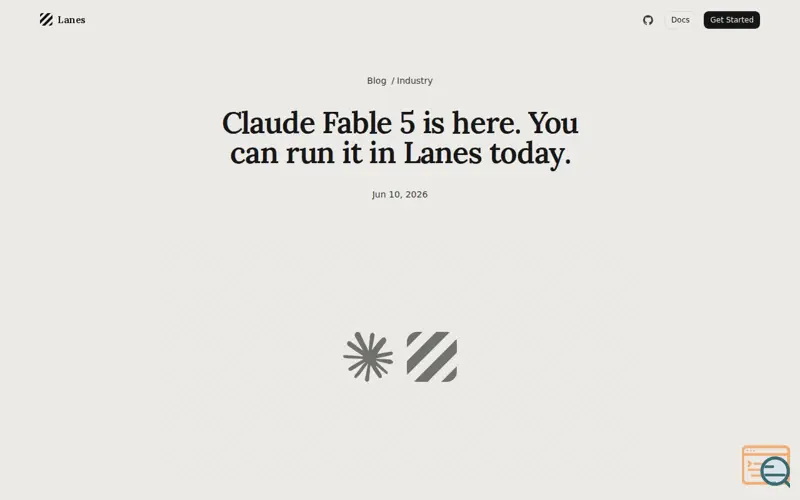 Screenshot of Lanes