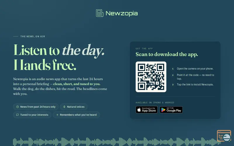 Screenshot of Newzopia
