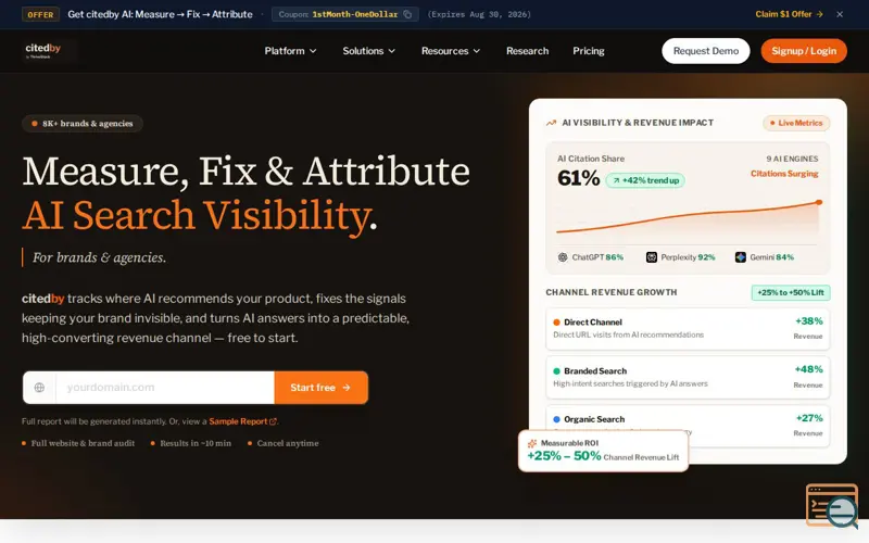 Screenshot of ThriveStack citedby
