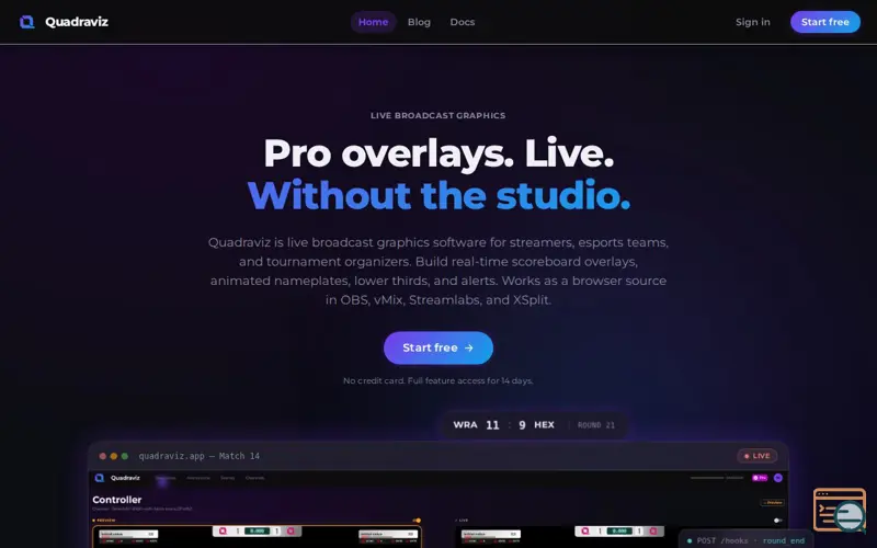 Screenshot of Quadraviz
