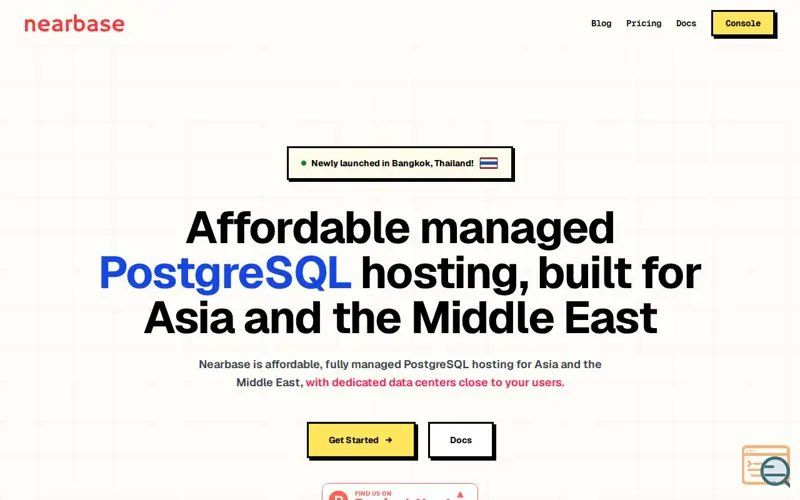 Screenshot of Nearbase