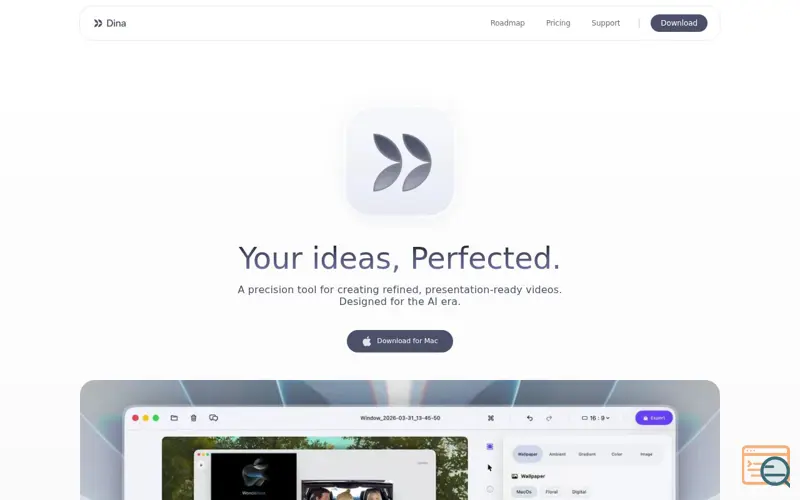Screenshot of Dina