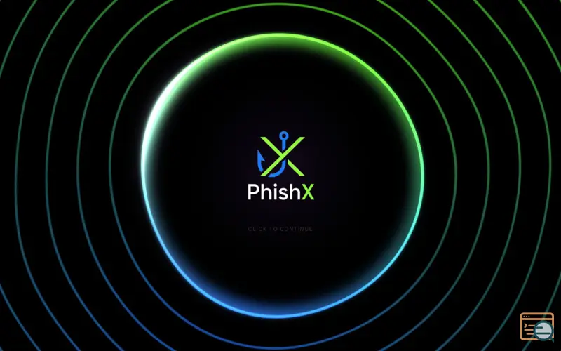 Screenshot of PhishX