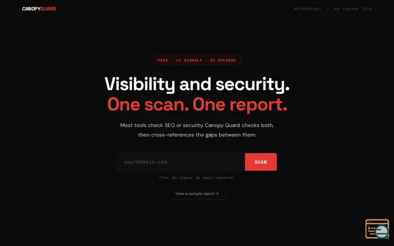 Screenshot of Canopy Guard