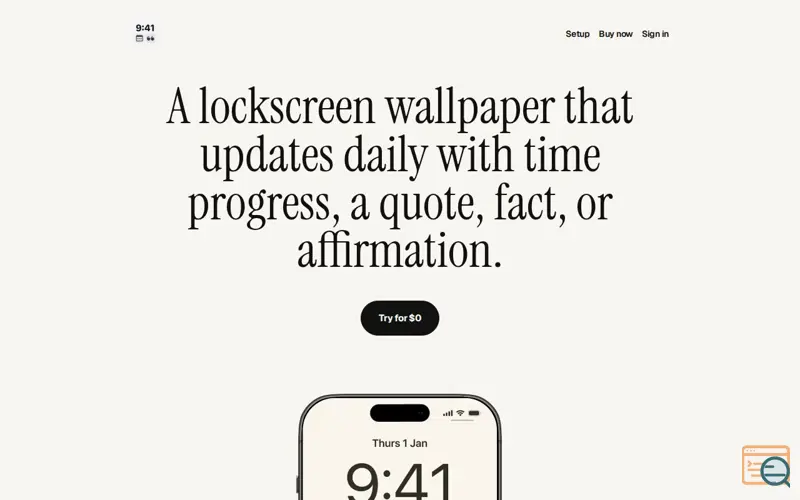 Screenshot of Lockscreen.Pro