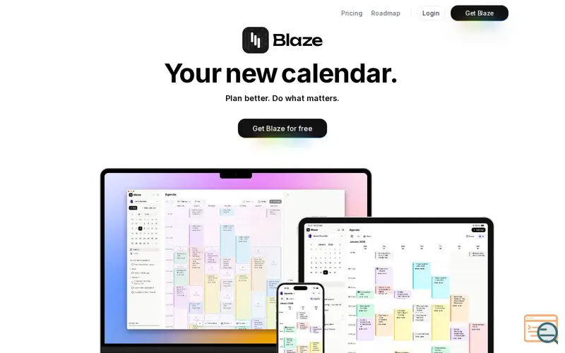 Screenshot of Blaze
