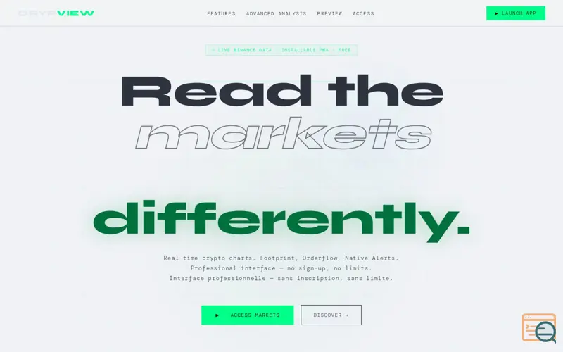 Screenshot of CrypView