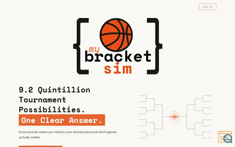 Screenshot of My Bracket Sim