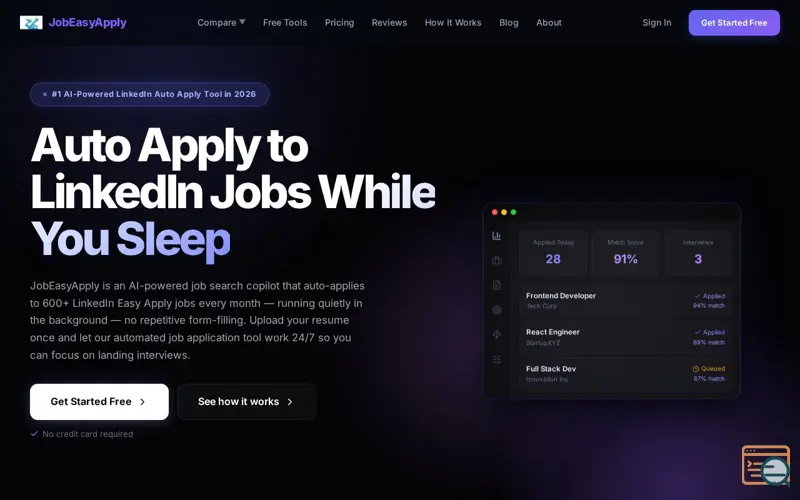 Screenshot of Jobeasyapply