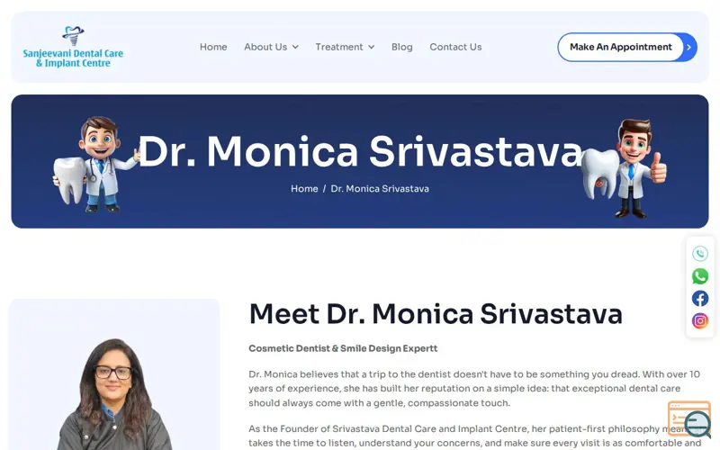 Screenshot of Family Dentist in Ujjain