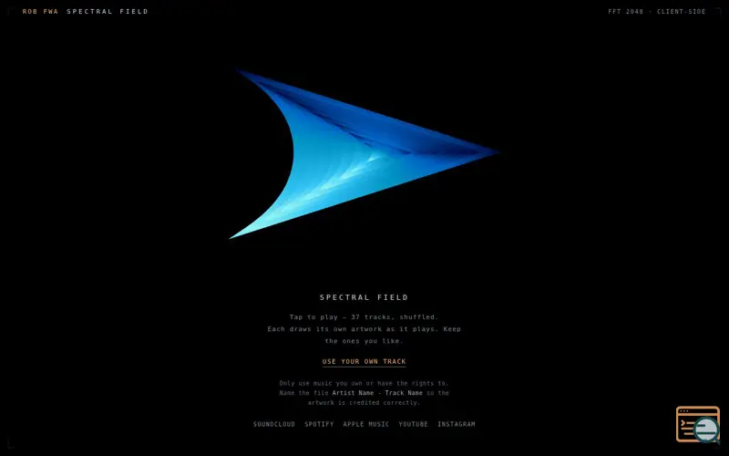 Screenshot of Spectral Field