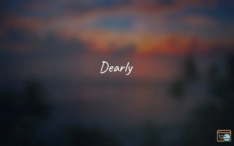 Screenshot of Dearly — Notes that feel personal