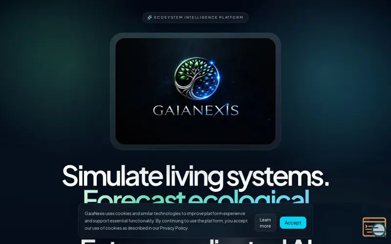 Screenshot of GaiaNexis