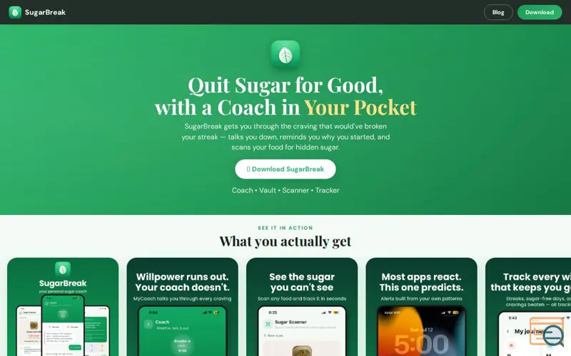 Screenshot of SugarBreak