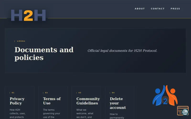 Screenshot of H2H Protocol