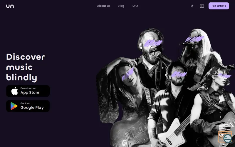 Screenshot of Unknown Band