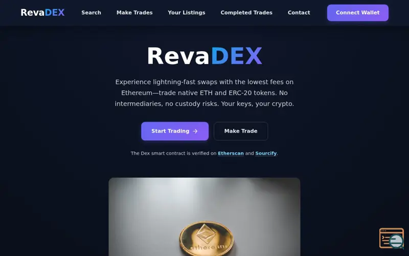 Screenshot of RevaDEX