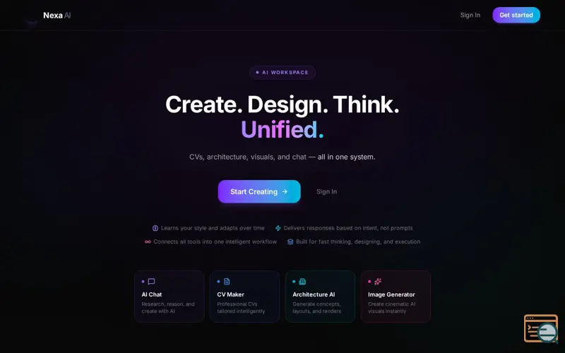Screenshot of Nexa AI Workspace