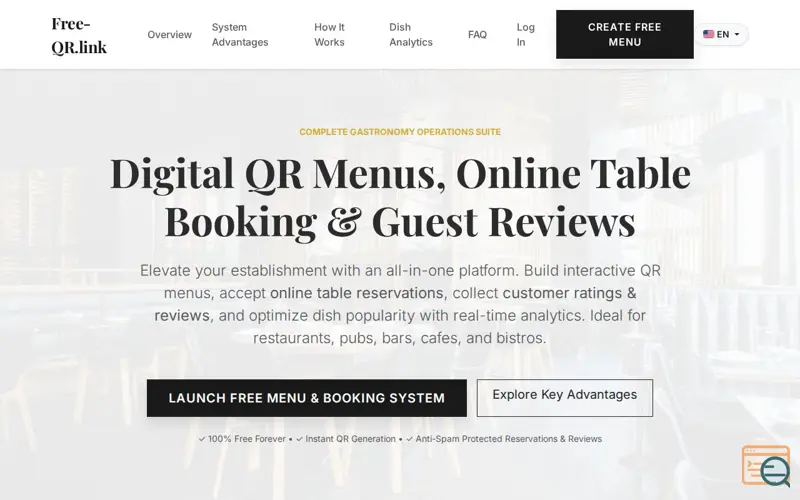 Screenshot of Free-QR.link