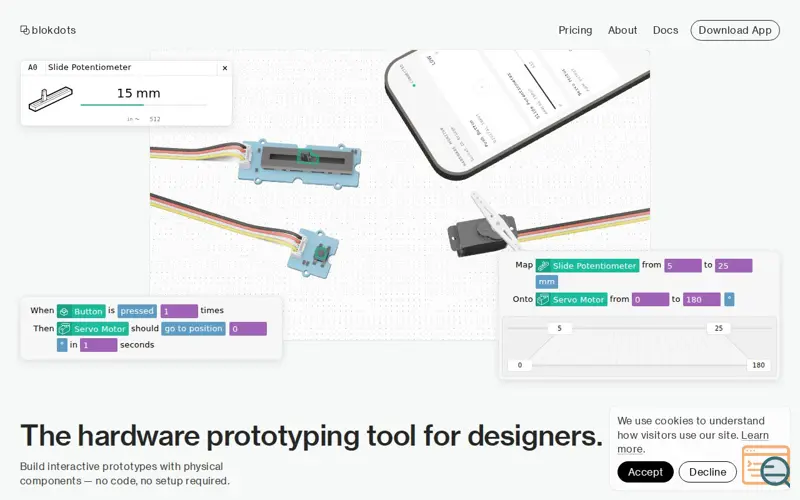 Screenshot of blokdots 3.0