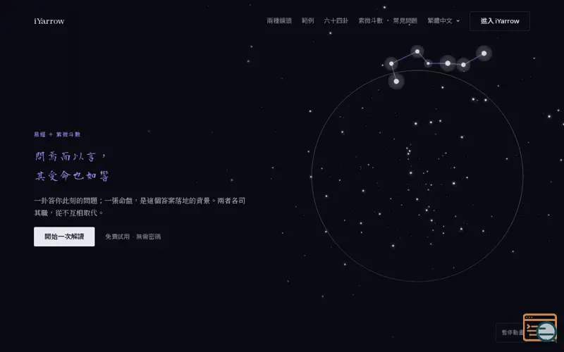 Screenshot of iYarrow