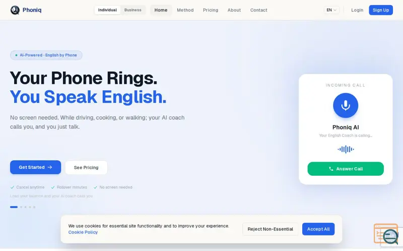 Screenshot of Phoniq