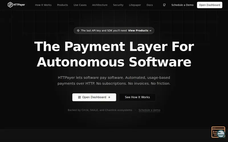Screenshot of HTTPayer