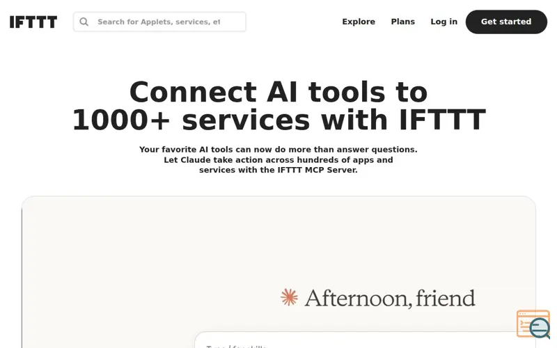 Screenshot of IFTTT MCP