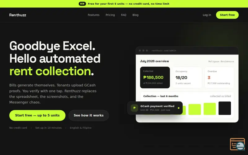 Screenshot of Renthuzz