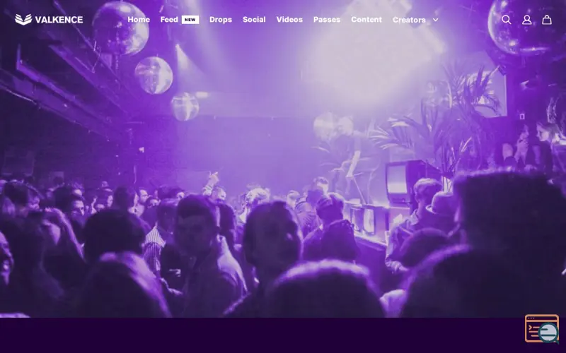 Screenshot of Valkence Club - Go Beyond The Feed
