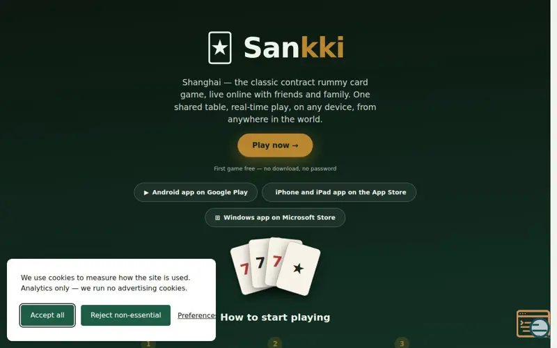 Screenshot of Sankki