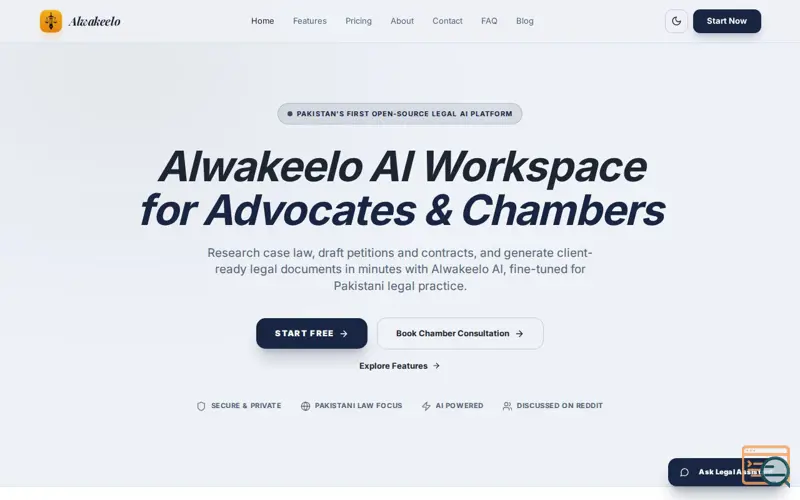 Screenshot of AL WAKEELO