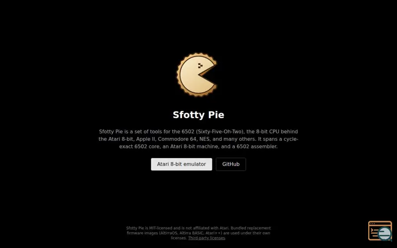Screenshot of Sfotty Pie