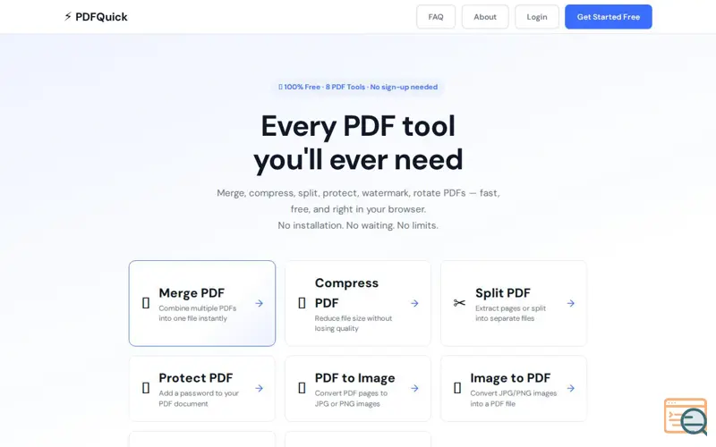 Screenshot of PDFQuick
