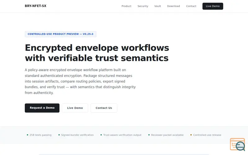Screenshot of QEV