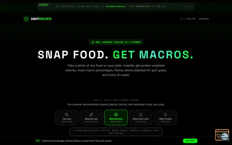 Screenshot of Snapmacros