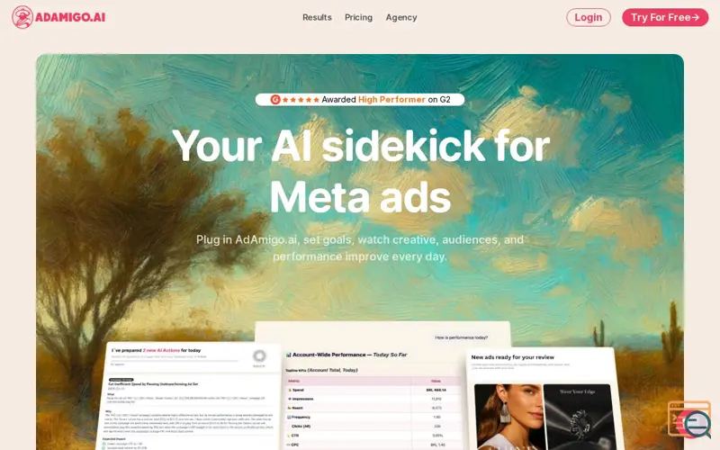 Screenshot of Ad Factory by AdAmigo.ai
