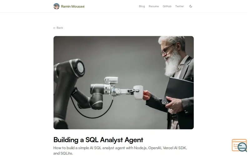 Screenshot of Raminmousavi