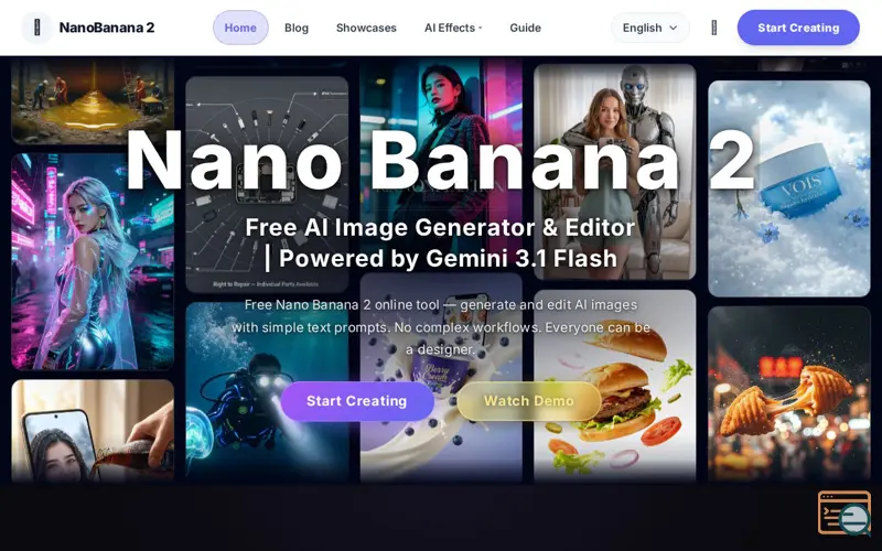 Screenshot of Nano Banana 2