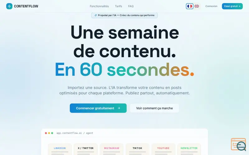 Screenshot of EchoMorphic, a launch using TikTok Domain Verification