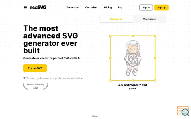 Screenshot of neoSVG 5