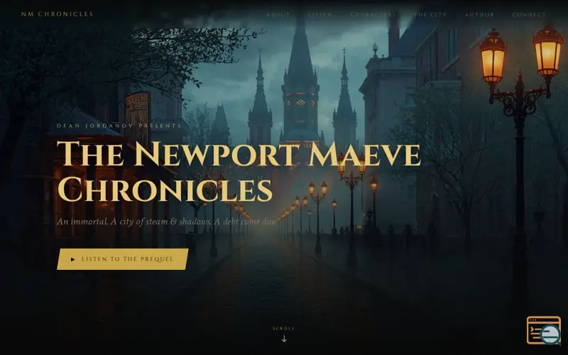 Screenshot of The Newport Maeve Chronicles