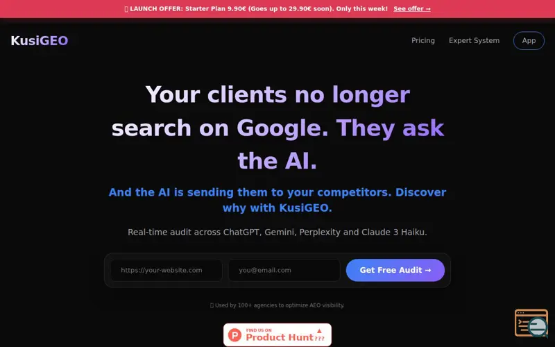 Screenshot of KusiGEO