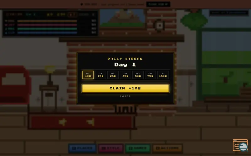 Screenshot of Playclawd