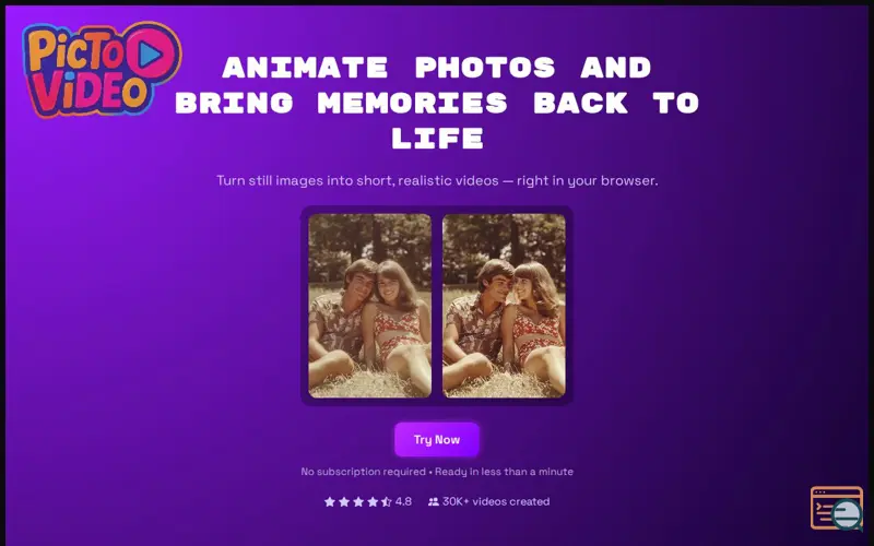Screenshot of PicToVideo